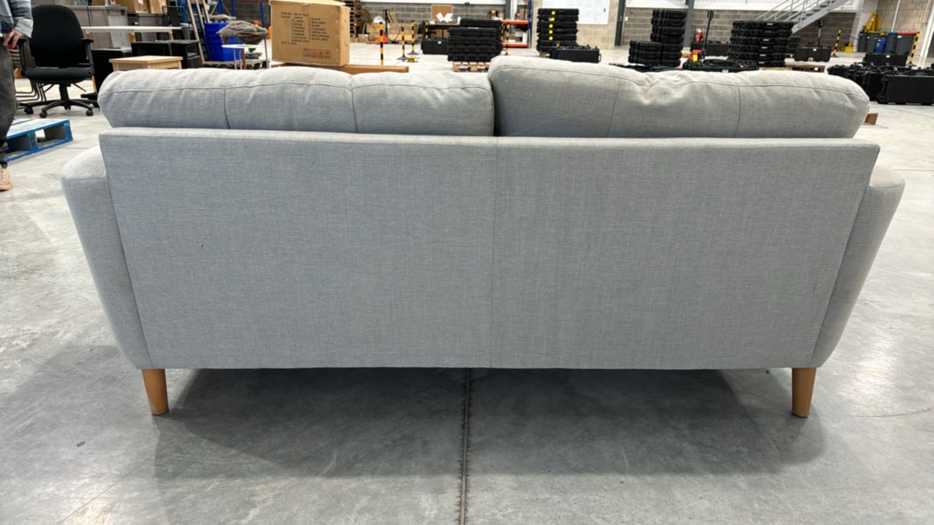 Grey Fabric Sofa - Image 3 of 4