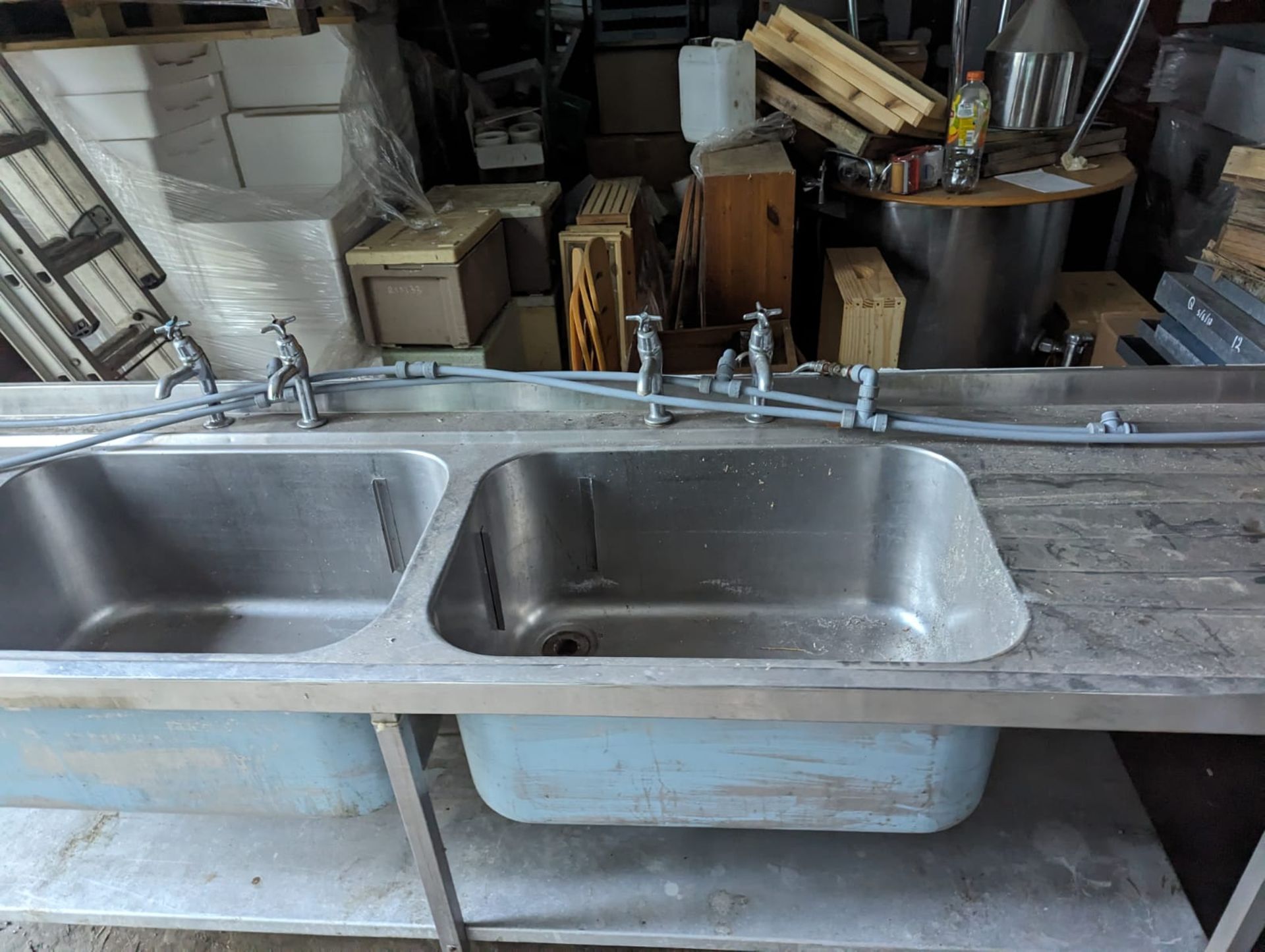 Double Stainless Steel Sink - Image 2 of 2