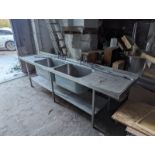 Double Stainless Steel Sink