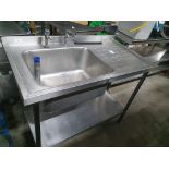 S/S Feed Table Sink