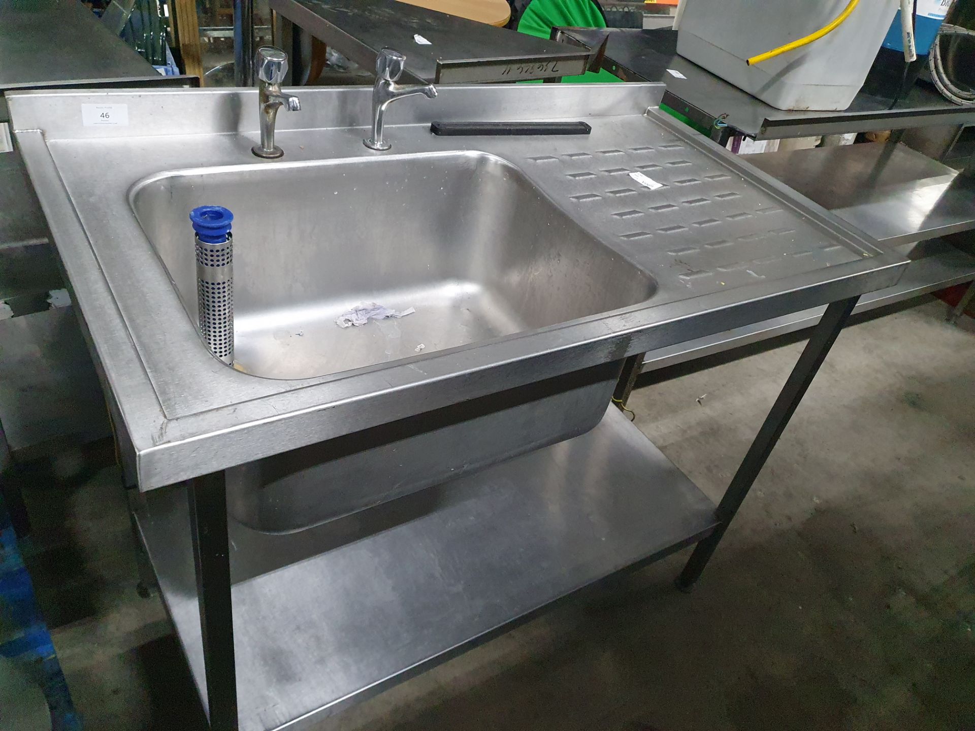 S/S Feed Table Sink
