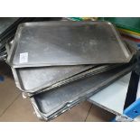 10 x S/S Baking Trays