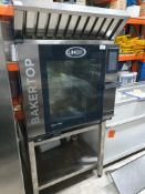UNOX Bakertop Combi Oven on Stand with Extract