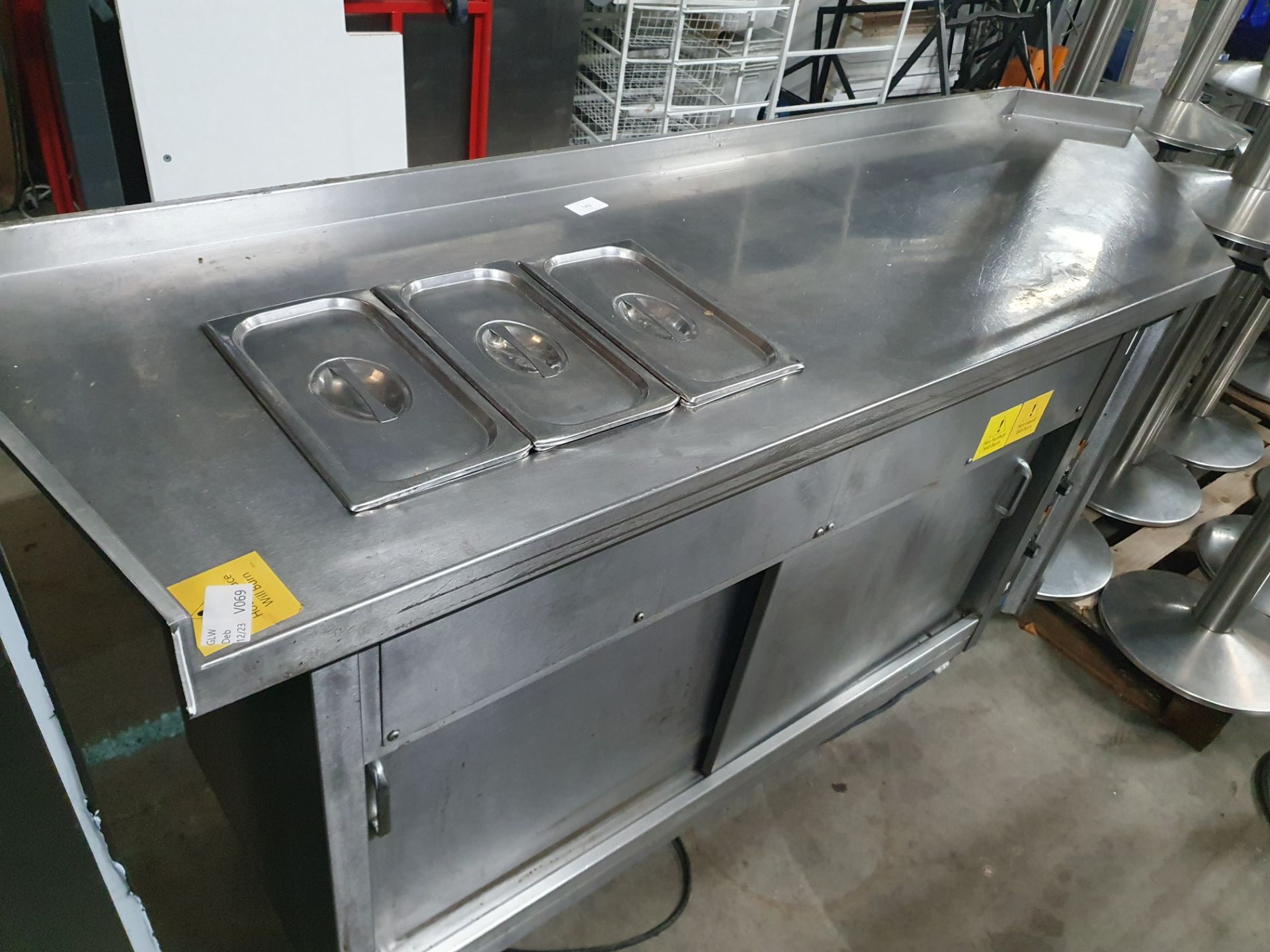 S/S Heated Cupboard with Bain Marie