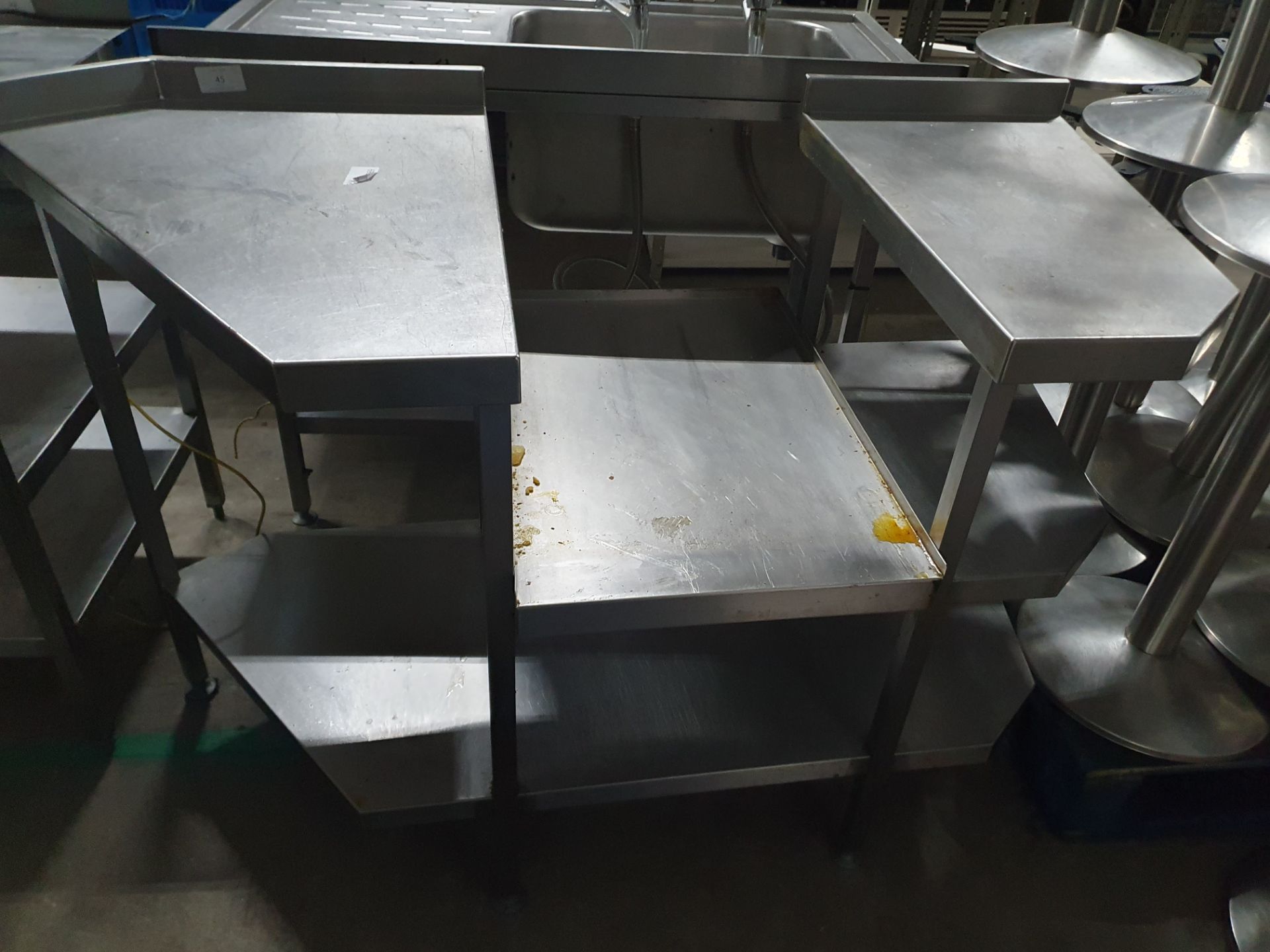 S/S Appliance Bench