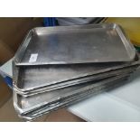 10 x S/S Baking Trays