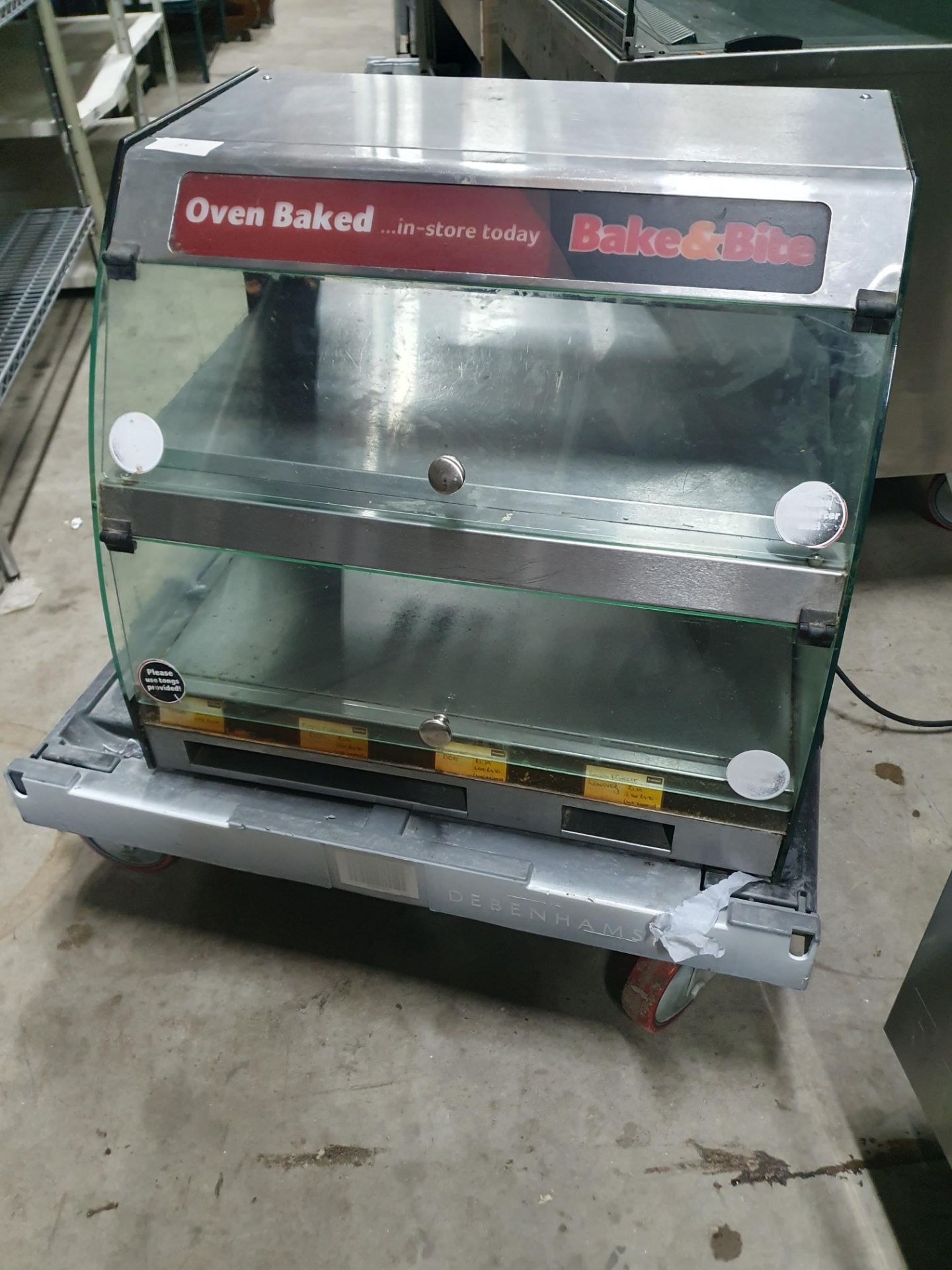 Rear Loading Countertop Heated Display Unit