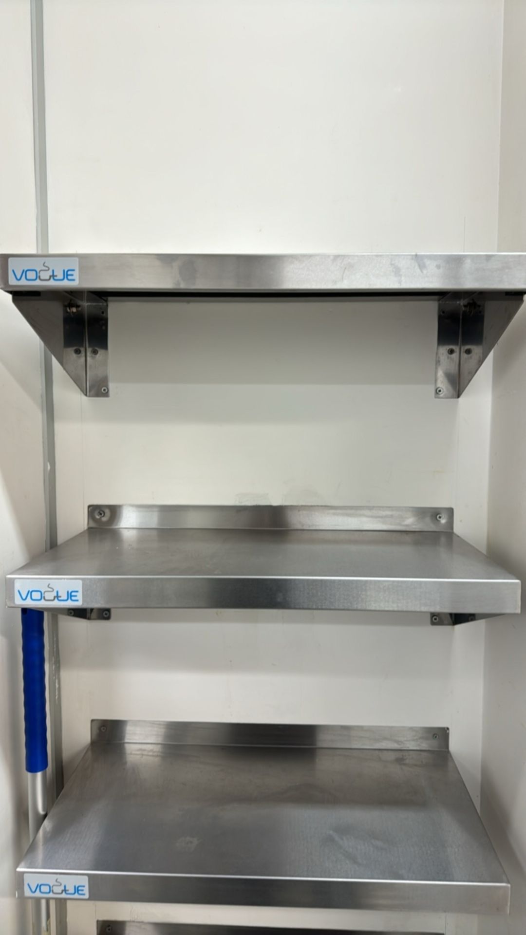 Stainless Steel Shelving x5 - Image 4 of 5
