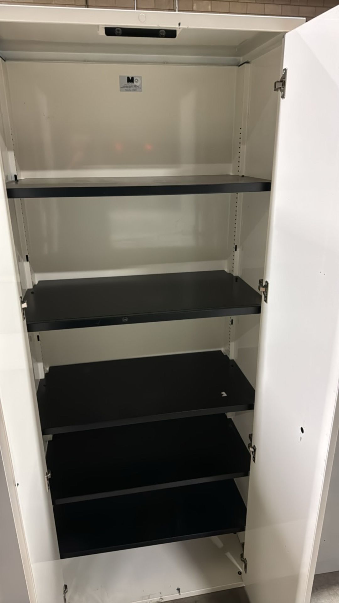 Cream Metal Storage Cabinet - Image 2 of 2