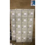 Set Of Metal Lockers x20