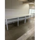 Large White Workbench x2