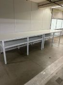 Large White Workbench x2