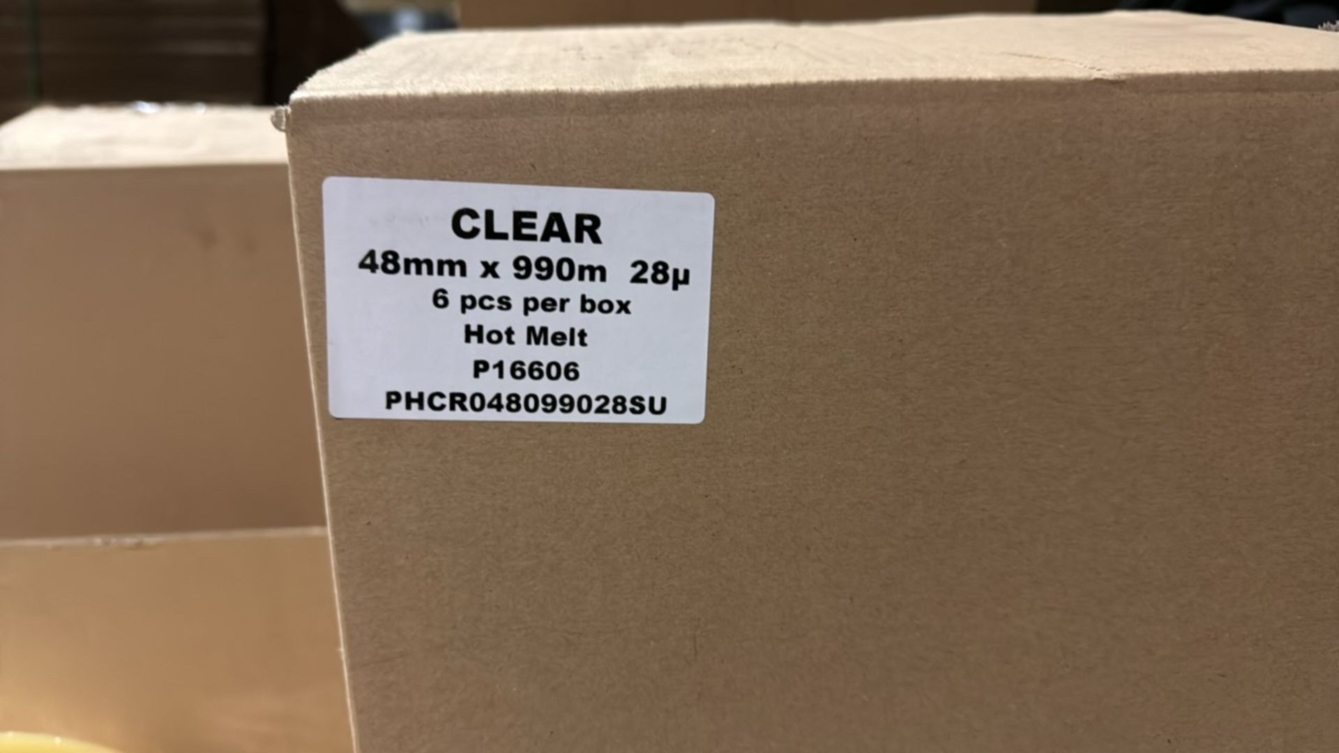 Pallet Of Clear Tape Rolls - Bild 3 aus 4