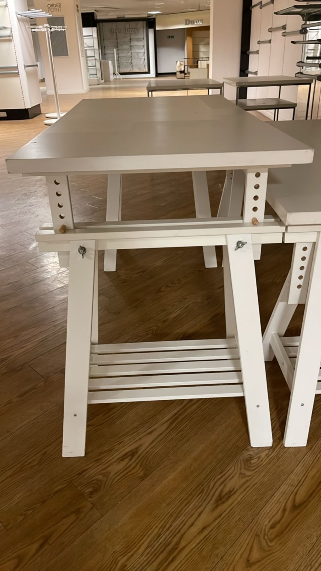 Adjustable Tables x3 - Image 3 of 6