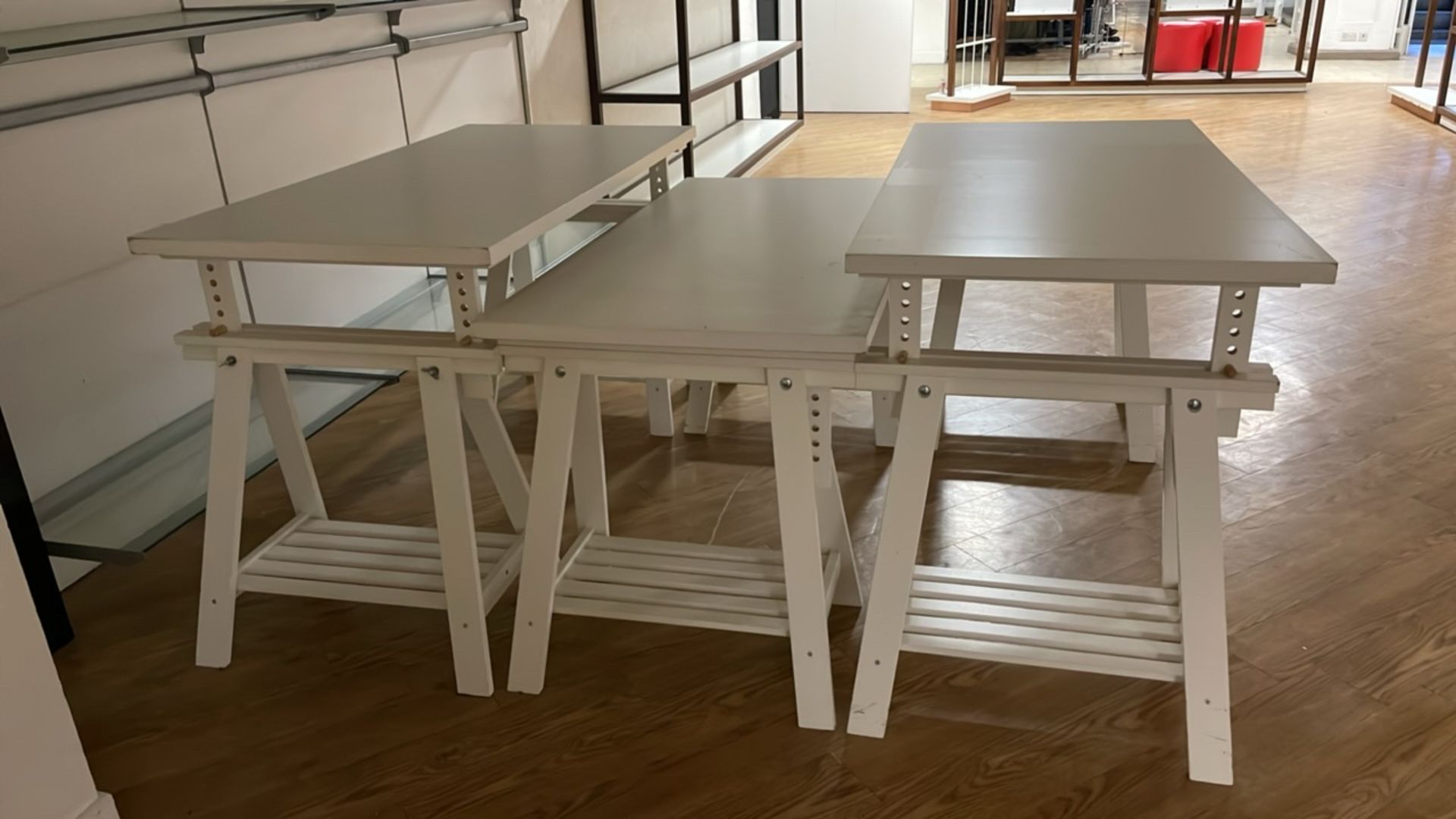 Adjustable Tables x3 - Image 5 of 6