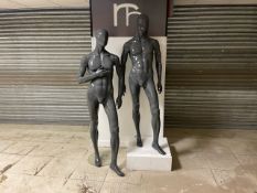 Pair Of Male Mannequin