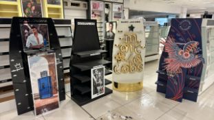 Branded Free Standing Display Units x4
