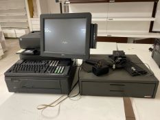 NCR Cash Register, Monitor, Keyboard, Therma Print