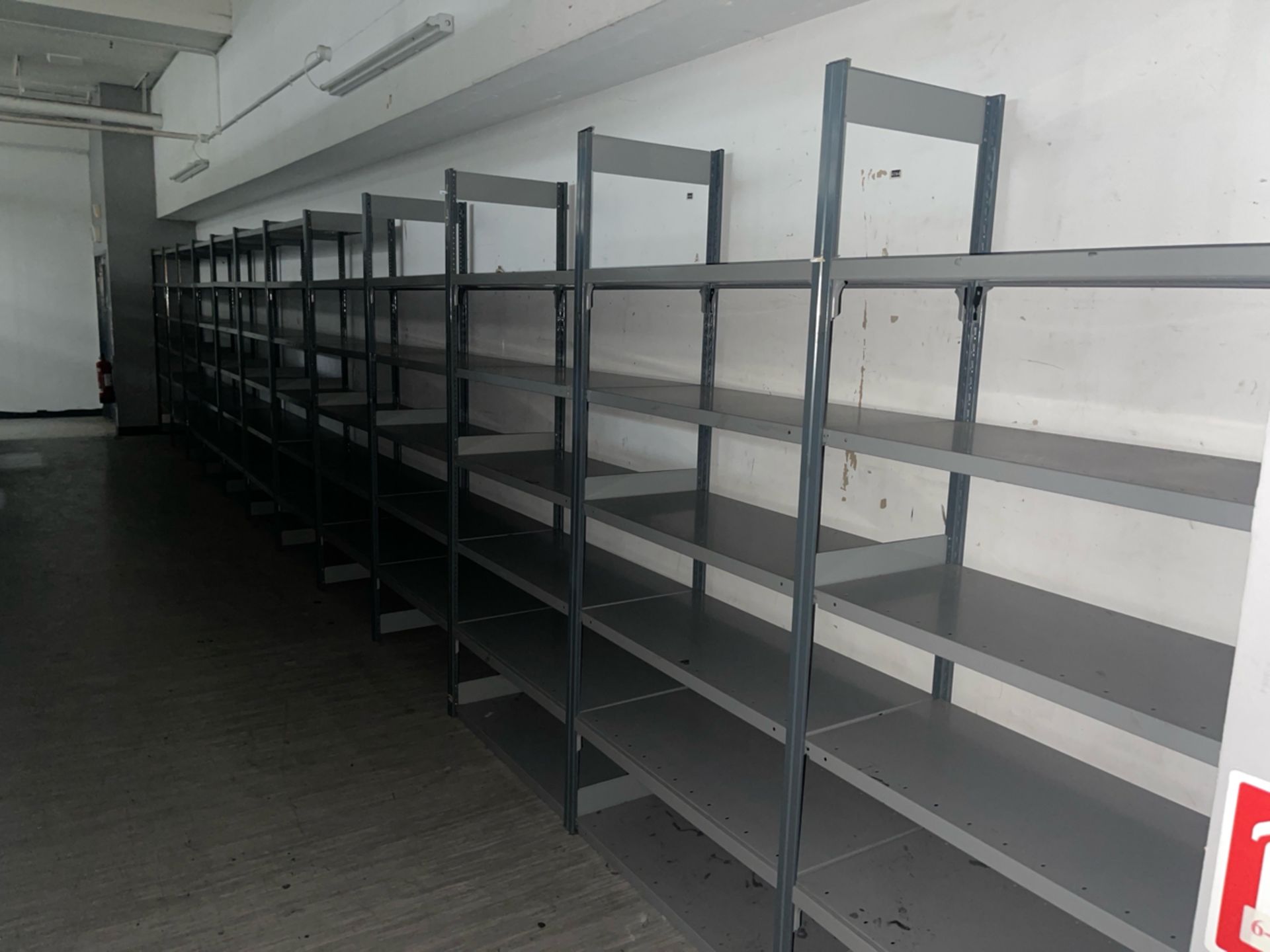 Run of Boltless Shelf Racking