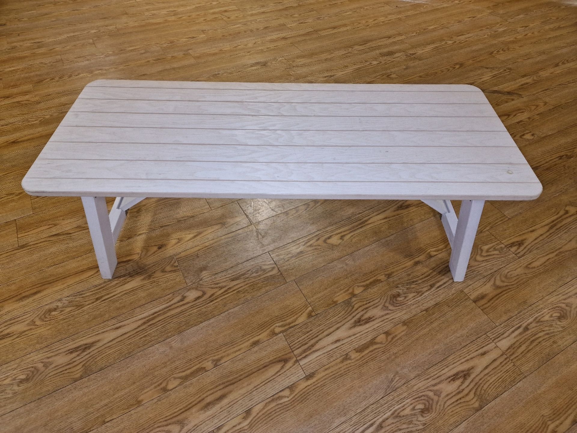 Wooden Slatted Table