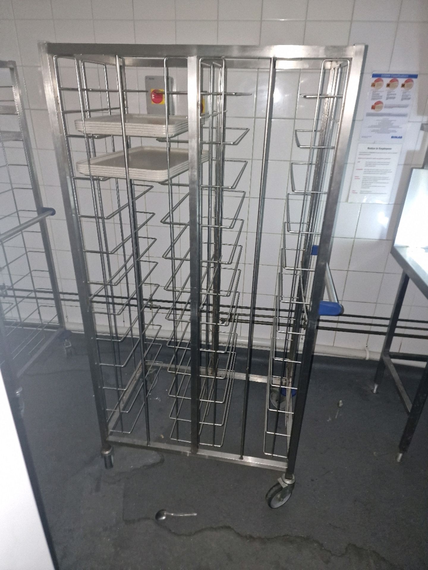 Metal Tray Storage Trolly - Image 2 of 2