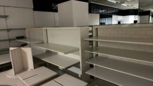 Mobile Retail Dual Sided Display Shelves x10