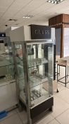 Guess Glass Tiered Display Cabinet