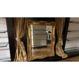 Gold Detailed Framed Mirror