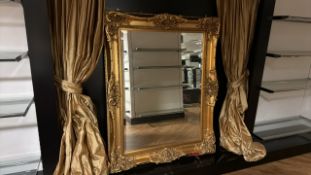 Gold Detailed Framed Mirror