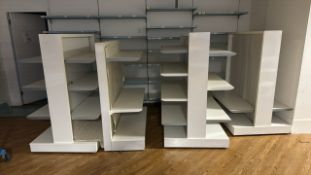 Mobile Retail Display Stands x4