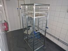 Metal Tray Storage Trolly