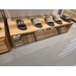 Wooden Foot Ware Display Box x3