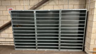 Metal Storage Shelves x3