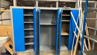 Metal Storage Cabinets x4