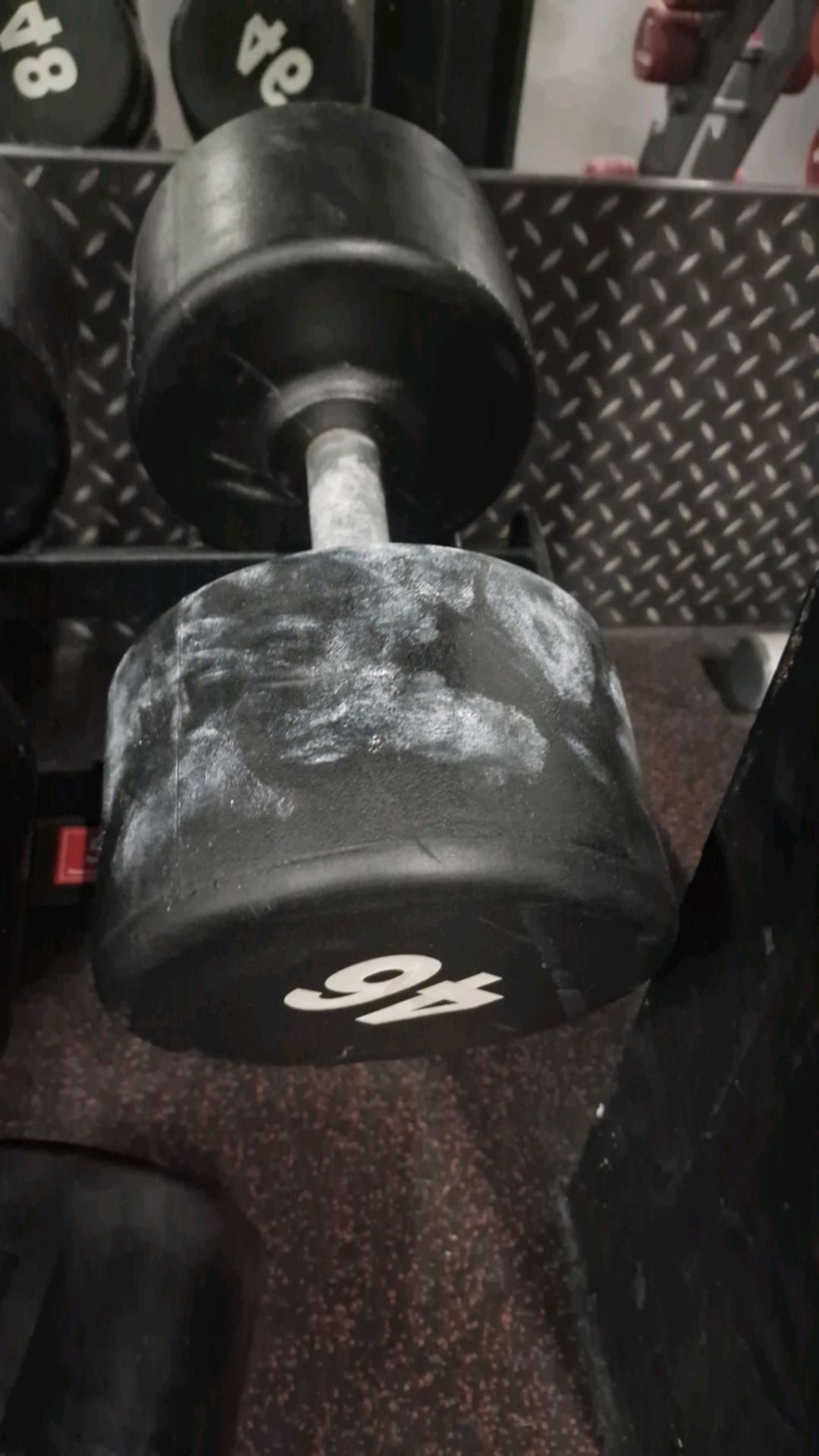 42kg, 44kg, 46kg Dumbells - Image 3 of 5