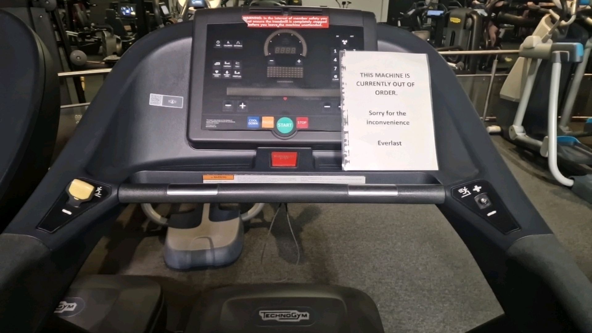 Technogym Treadmill - Image 3 of 5