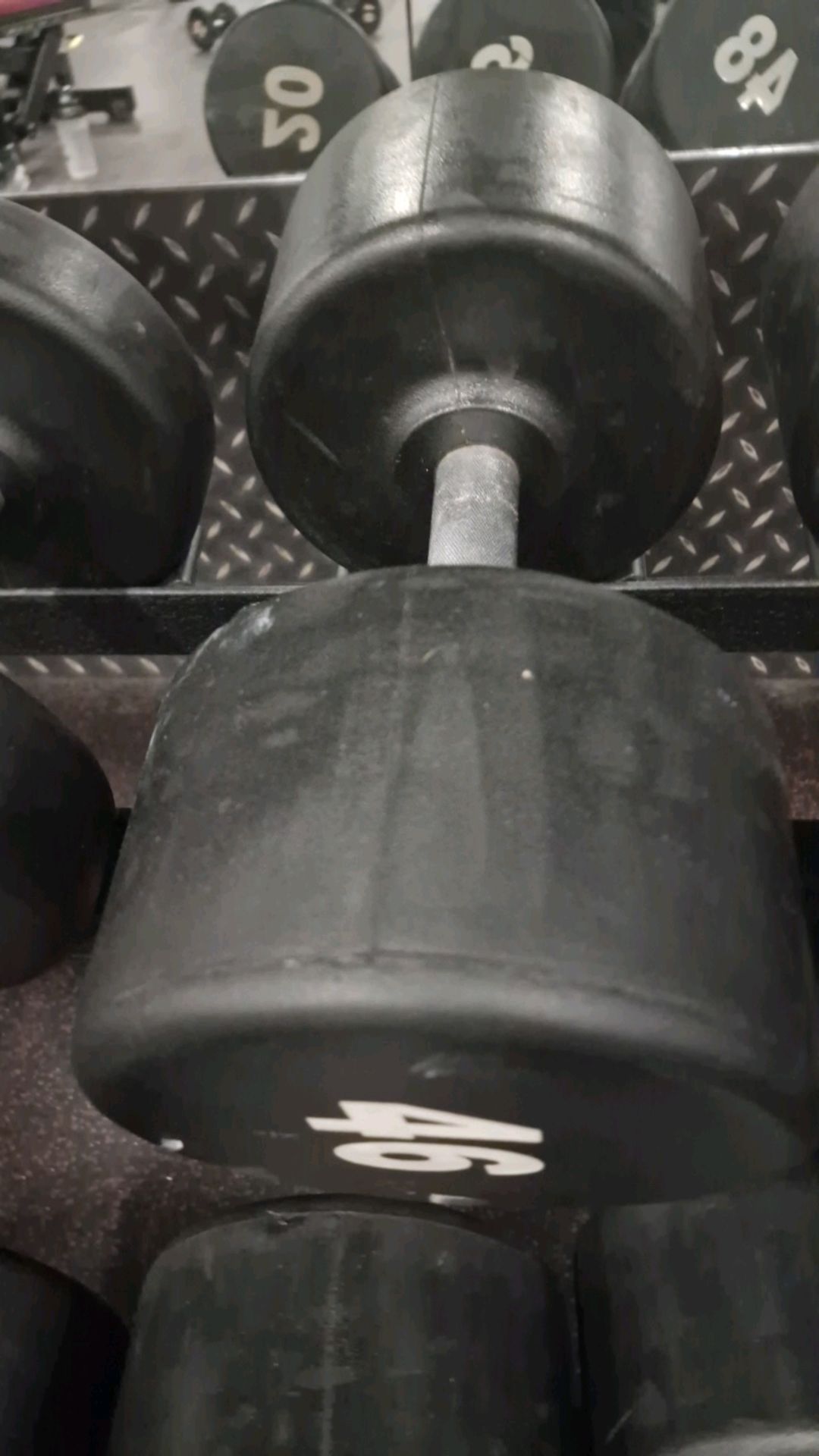 42kg, 44kg, 46kg Dumbells - Image 2 of 5