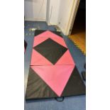 Pink & Black Foldable Mat