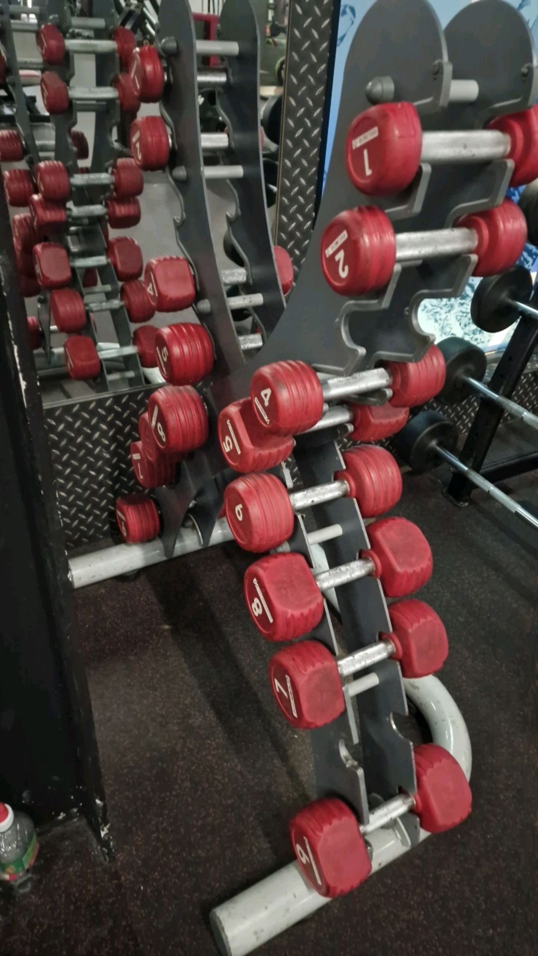 Escape Dumbells 9kg, 7kg, 6kg, 5kg, 4kg, 2kg, 1kg & Stand - Image 3 of 3