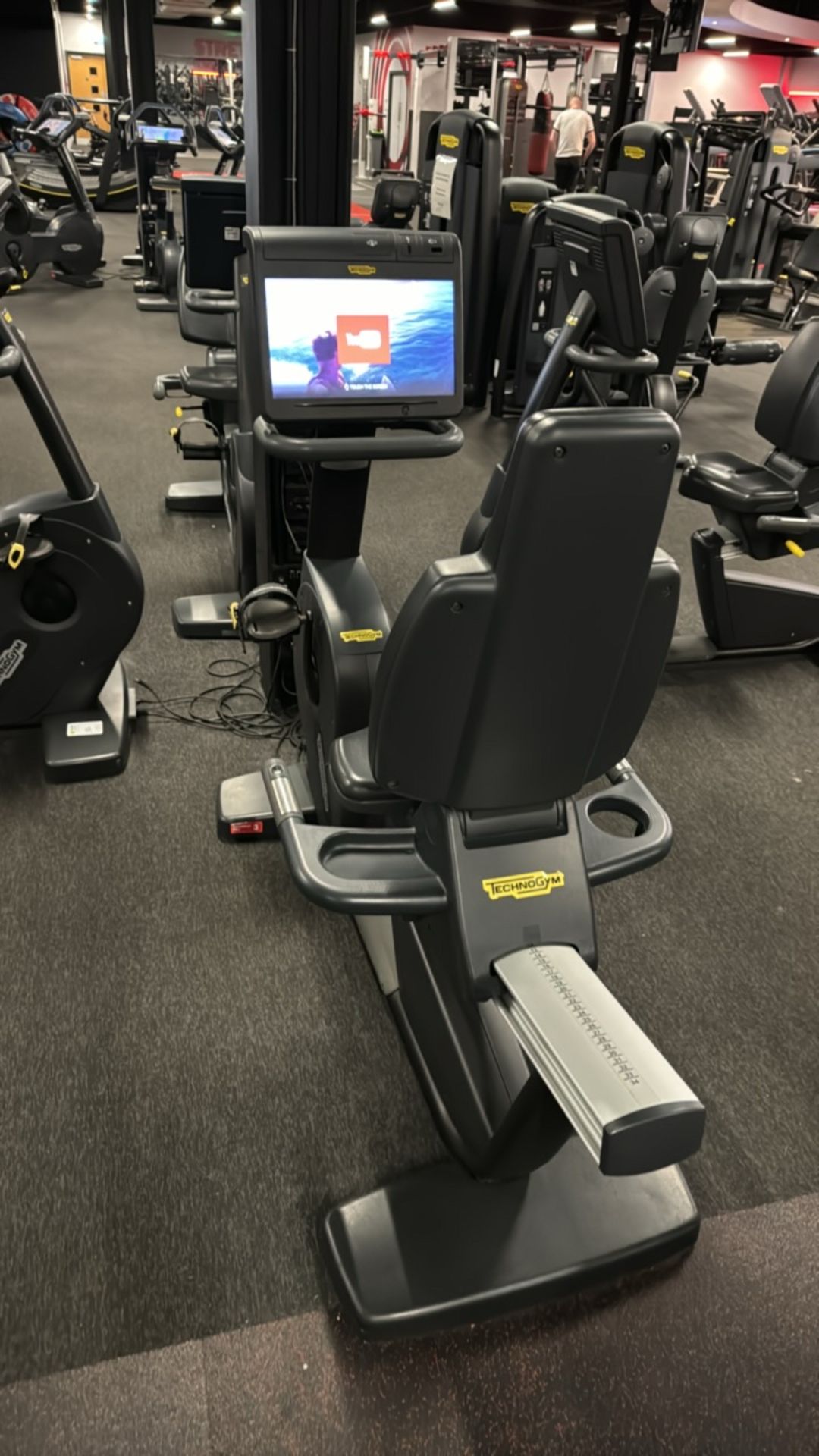 Technogym Recumbant Bike - Image 2 of 5