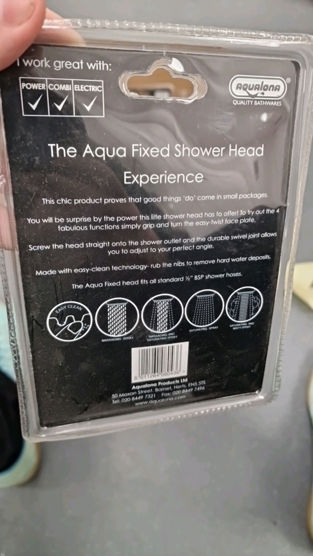 Aqua Fixed Shower Heads - Image 4 of 4