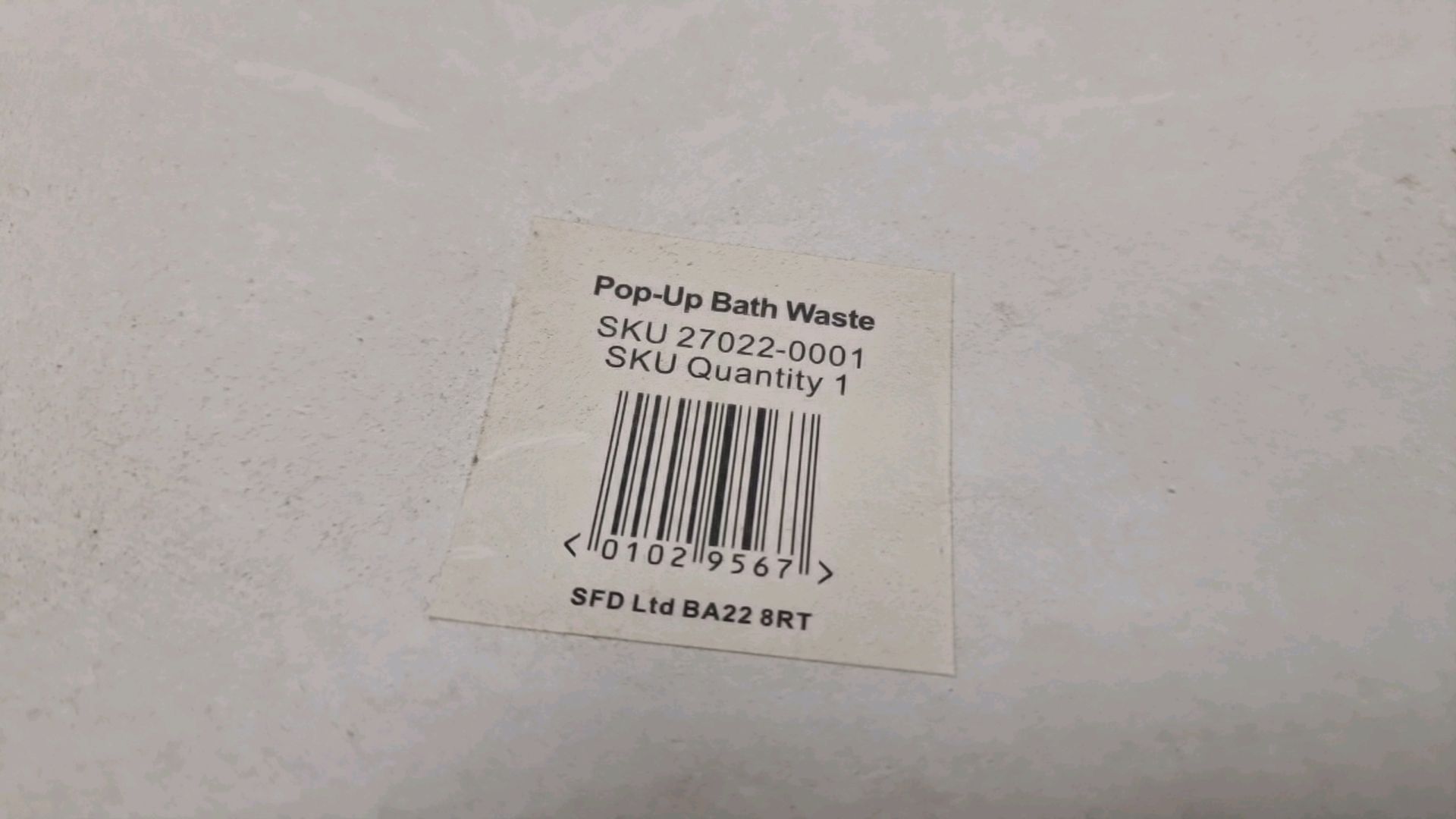 Popup Bath Waste - Image 3 of 4