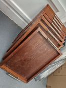Wooden Serving Trays x7