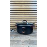 Tower Cavaletto Rose Gold Edition 6.5Litre Black Slow Cooker