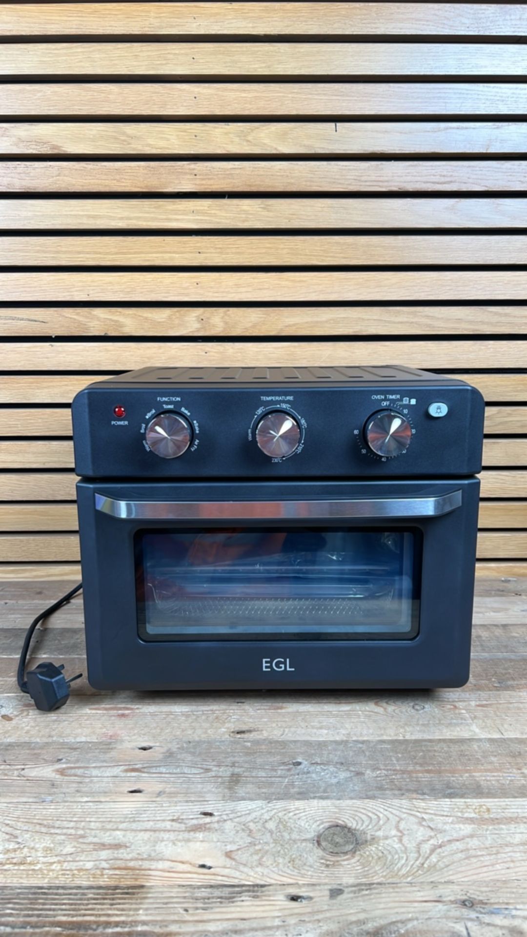 Egl 20 litre air fryer oven-black - Image 2 of 8