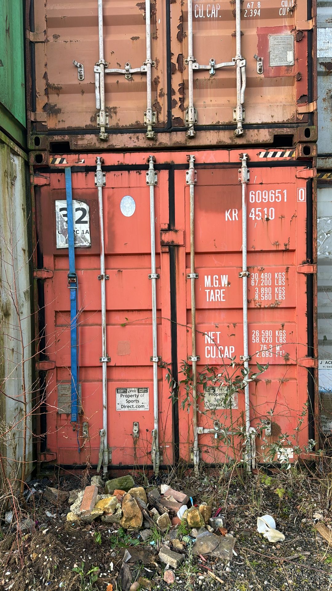 Shipping container, 56 (609,6,510, KR, 4510)