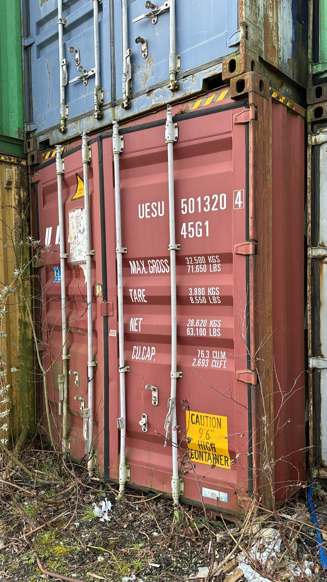 Shipping container, 60 (UESU501320445G1) - Image 2 of 3