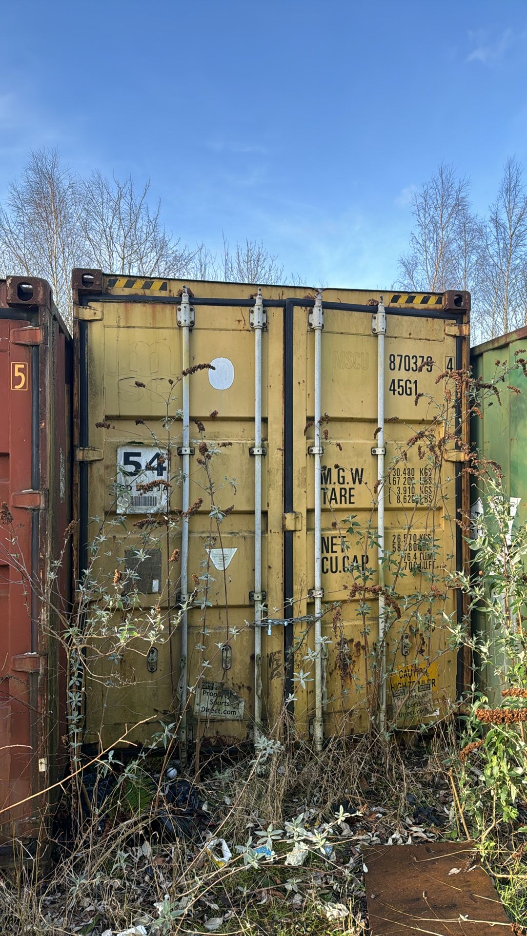 Shipping container, 51 (mSCU870379445G1)