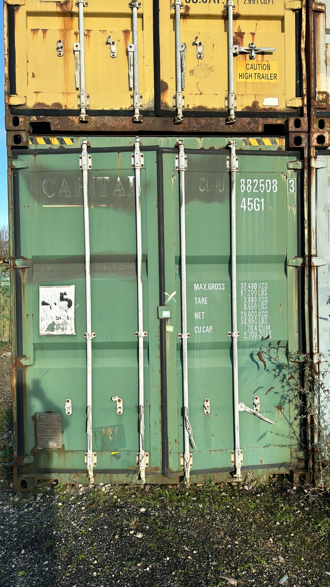 Shipping container, 47 (C LHU882508345G1)