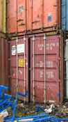 Shipping container, 74 (CRXU 951 7585 - GB 4510) - 07 GA C 1A)